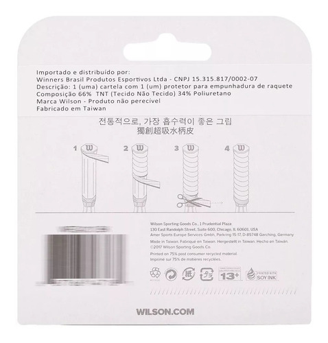 Cushion Grip Wilson Aire Classic Perforated - Raquetes Tênis