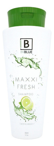  Shampoo Maxxi Fresh Inblue 300ml Para Cabelos Oleosos