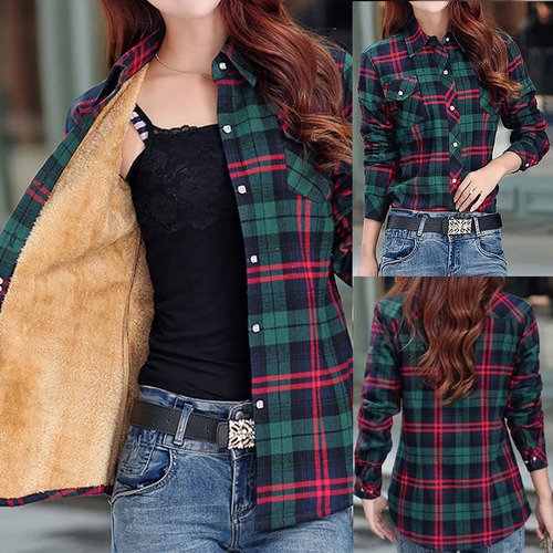 Abrigo Grueso Cálido De Felpa De Invierno De Moda Para Mujer