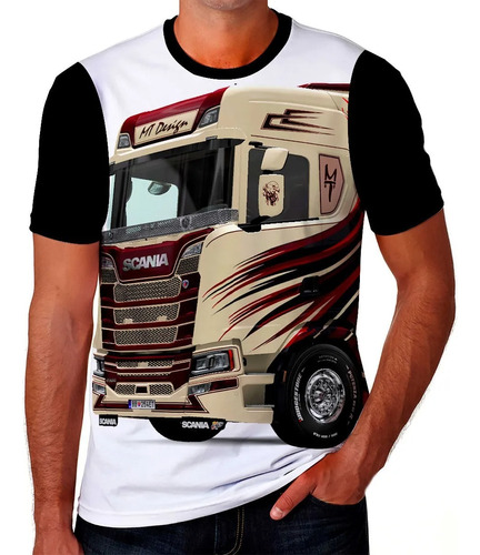 Camisa Camiseta Caminhão Estrada Scania Merced Envio Hoje 13