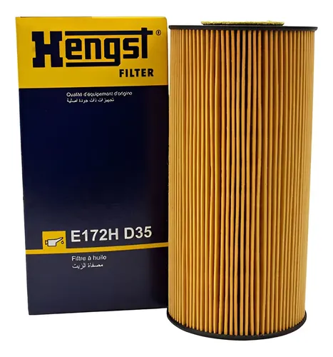 Filtro Lubrificante Vw 13190 17190 Man D08- Hengst E172hd35
