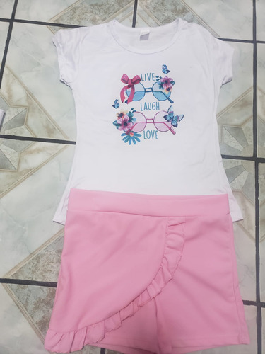 Conjunto De Blusa Y Short Para Dama