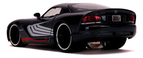 Venom Dodge Viper 2008 Marvel Jada 1:24 Spiderman Color Carbon