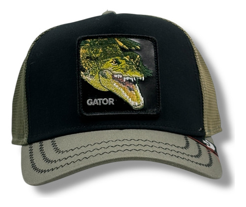 Gorra Goorin Bros Gator Salvaje Y Original !!! Oliva Unitalla