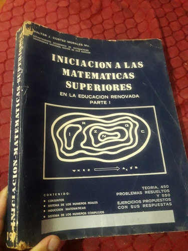 Libro Iniciacion A Las Matematicas Superiores Morales