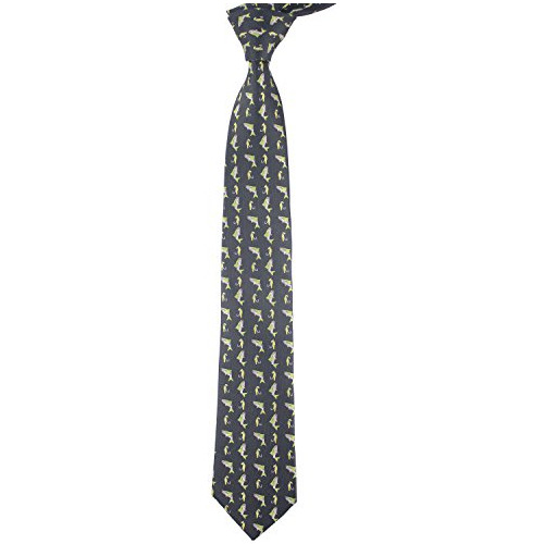 Corbata Mendepot Con Anzuelo De Pesca Con Mosca Y Salmón Con