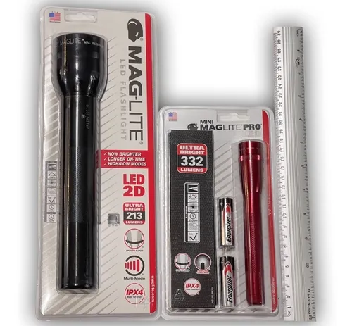 Linterna Maglite 2d Led 213 Y Linterna Mini Pro Led Combo