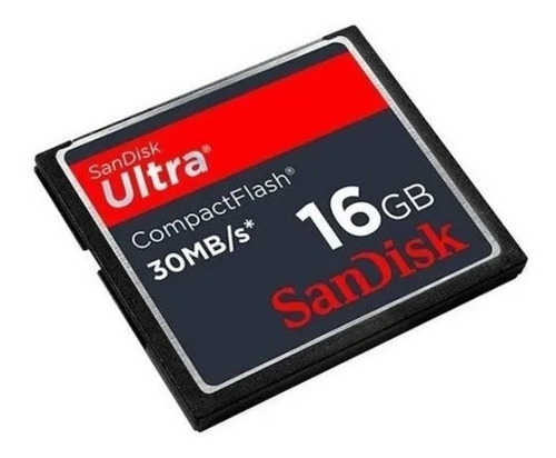 Cartão De Memória Cf Compact Flash 16gb Sandisk 30mb 