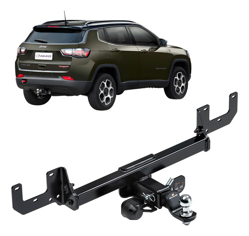 Enganche De Trailer Keko K1 Acero Jeep Compass Full 2017+