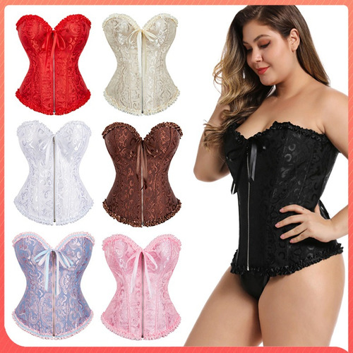 Cinturón Columbia Faja Corsette Victoriano Corset Bordado