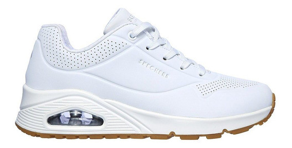 tenis skechers mujer blancos