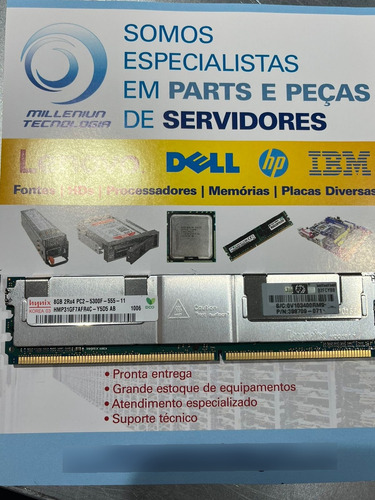 Memória Hynix 8gb Ddr2 Pc2-5300f Fbdimm Pn 398709-071 (Usado)