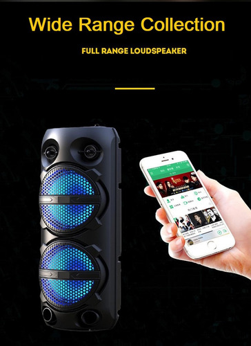 Parlante Portátil Profesional Con Bluetooth Equipo De Sonido
