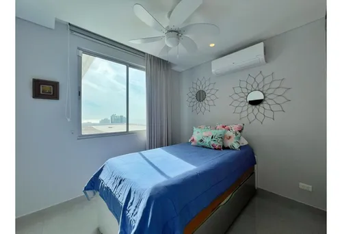 Penthouse En Venta Amoblado 3 Alcobas En Edificio Montu Vista Al Mar