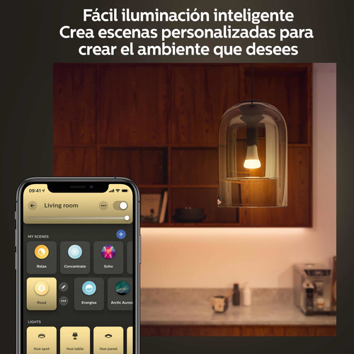 Imagen 5 de 10 de 2- Pack Philips Hue White E27 Blanco Cálido Zigbee Con Envío
