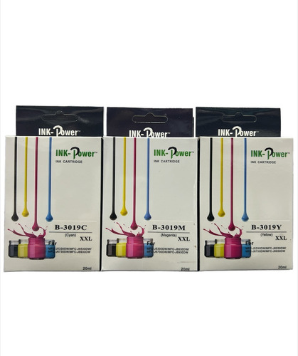 Pack 3 Tintas Lc3019xxl Cyan Magenta Y Yellow 