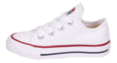 Imagen 3 de 10 de Tenis Converse Niños Blanco 7j256c