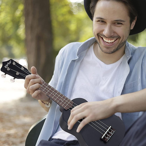 Ukelele Everjoys Soprano De 21 Pulgadas Con Afinador Lesson