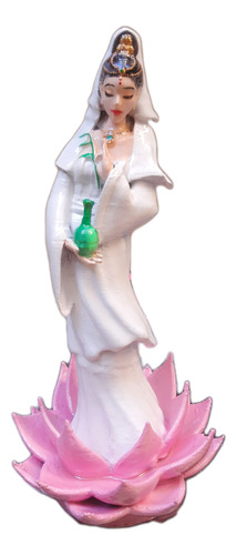 Figura Decorativa Altar Diosa Kwan Yin