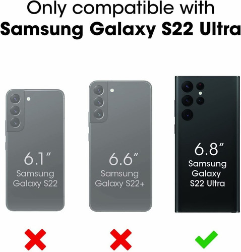 Imagen 6 de 7 de Otterbox Defender Carcasa Premium Para Samsung S22 Ultra