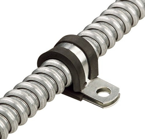 Abrazadera Con Aislamiento De Goma De 1 Pulgada, Ideal