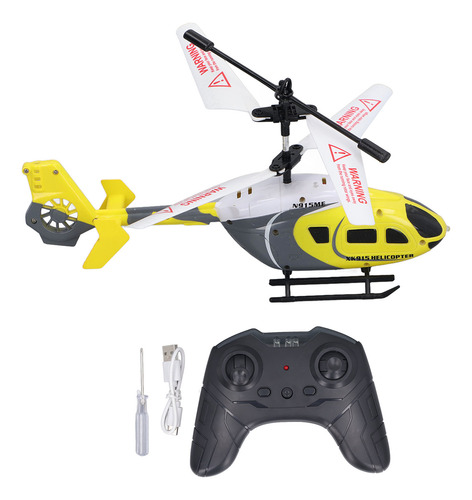 Helicóptero Rc Con Luces De Resistencia A Caídas De 2.5 Cana
