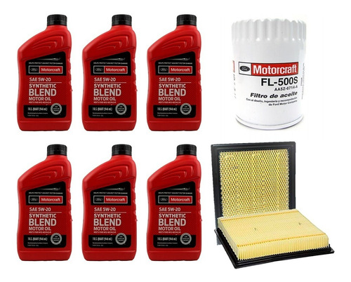 Kit Mantencion Ford F150 Motorcrft Filtro Aceite+aire+aceite