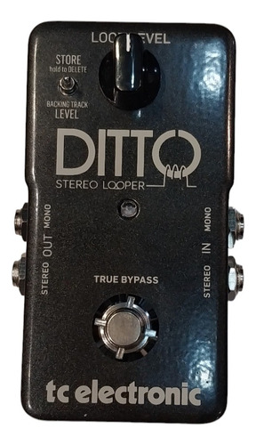 Pedal De Efectos Tc Electronic Ditto Looper Stereo