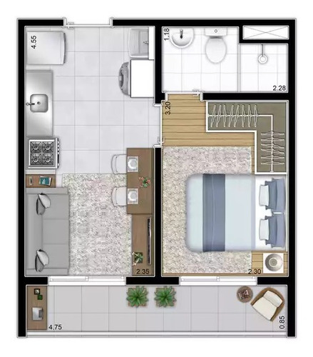 Imagem 12 de 15 de Apartamento À Venda No Bairro Santa Cecília - São Paulo/sp - O-17633-28863