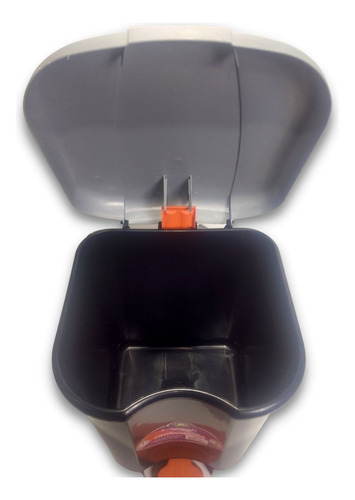Lixeira Plástica C/ Pedal Desmontada Cozinha 42cm 21lts 3uni