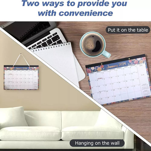 Calendario De Pared Grande Wall Planner 2024-2025
