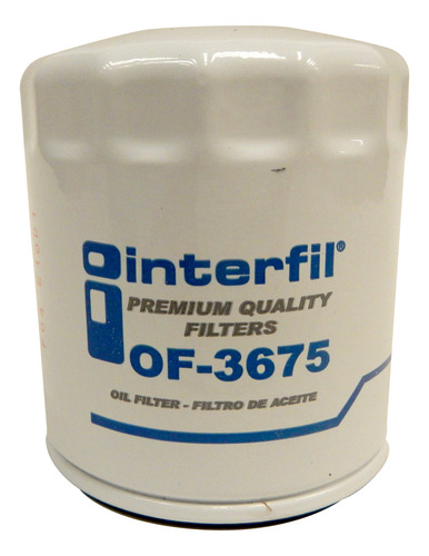 Filtro Aceite Interfil Para Cadillac Deville 4.9l 1991-1995