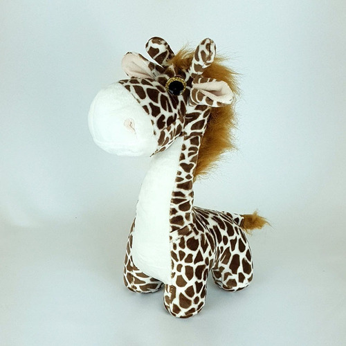 Imagem 1 de 4 de Girafa De Pelúcia Zoião - Bichinho Safari