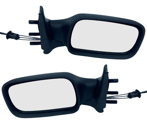 Par Retrovisor Uno Fire 2001 02 03 04 4 Portas Com Controle