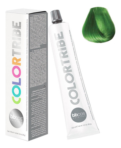                     Tintura Colortribe Verde 100ml Bbcos