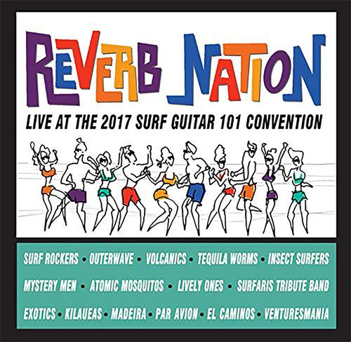 Cd:reverb Nation: En Vivo En La Convención Surf Guitar 101 D