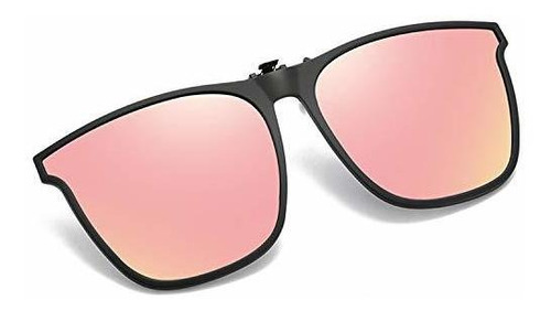 Clip-on Gafas Sol Unisex Polarizadas (rosa)