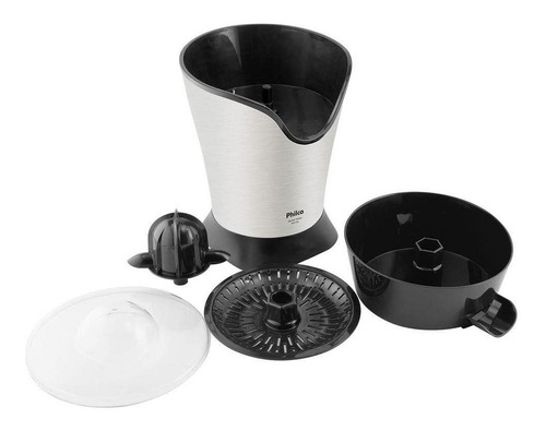 Espremedor De Frutas Pef750p 70w Automático Philco Cor Branc Prata E Preto