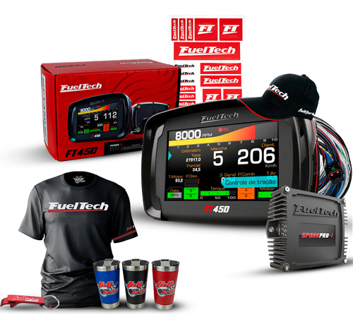 Fueltech Ft450 + Sparkpro 1