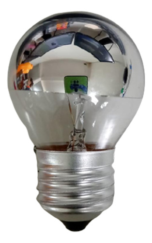 Lampada Bolinha Espelhada 130v 25w E27 Refletora Bg45 C/4pçs