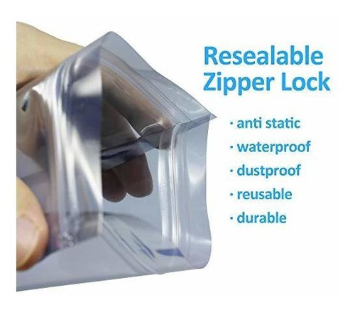 Imagen 3 de 6 de Bolsa Antiestática Resellable Para Placa Base Atx Tarjeta G