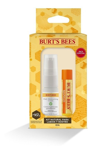 Kit Natural Para Labios Y Rostro Dia Burt's Bees