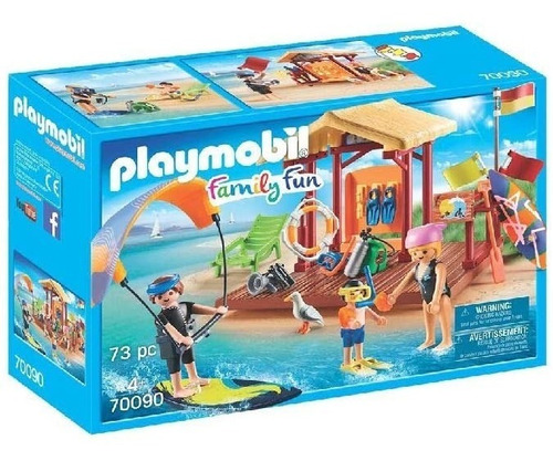 Todobloques Playmobil 70090 Family Fun Clase Deportes Acuáti