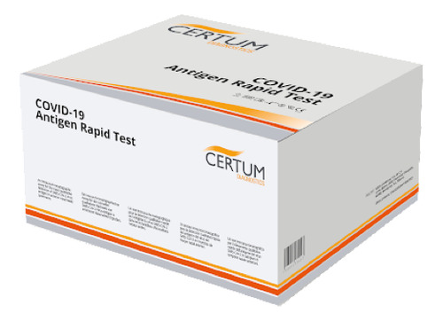 Prueba Rápida Certum Para Sars-cov-2 (ag) - Kit Con 20