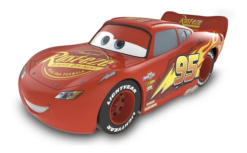 Imagem 2 de 3 de Carrinho Roda Livre - Relâmpago Mcqueen - 13 Cm Disney Pixar