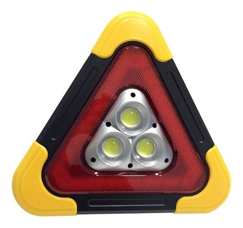 Triangulo De Emergencia Led Recargable Portatil Solar Pro Xl