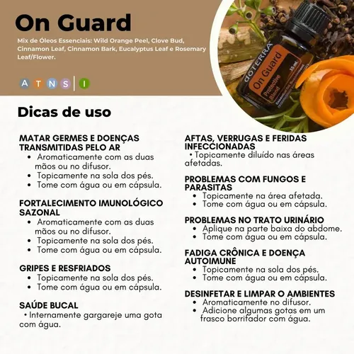 Óleo Essencial Doterra 100% Puro On Guard 15 Ml | MercadoLivre