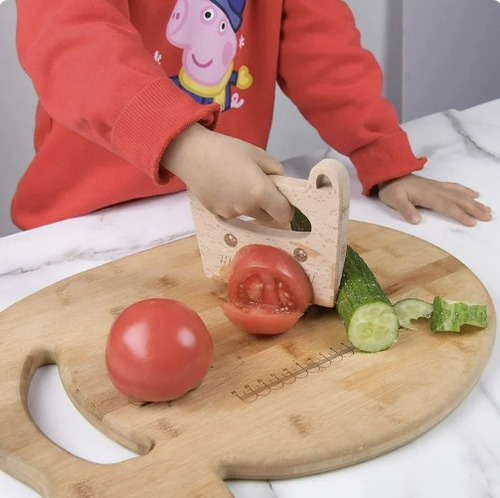 Juguete Cuchillo D Madera Cocina Niños Little Chef Montesori