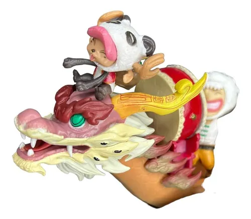 Figura Barco De Dragon 35cm Con Personajes One Piece