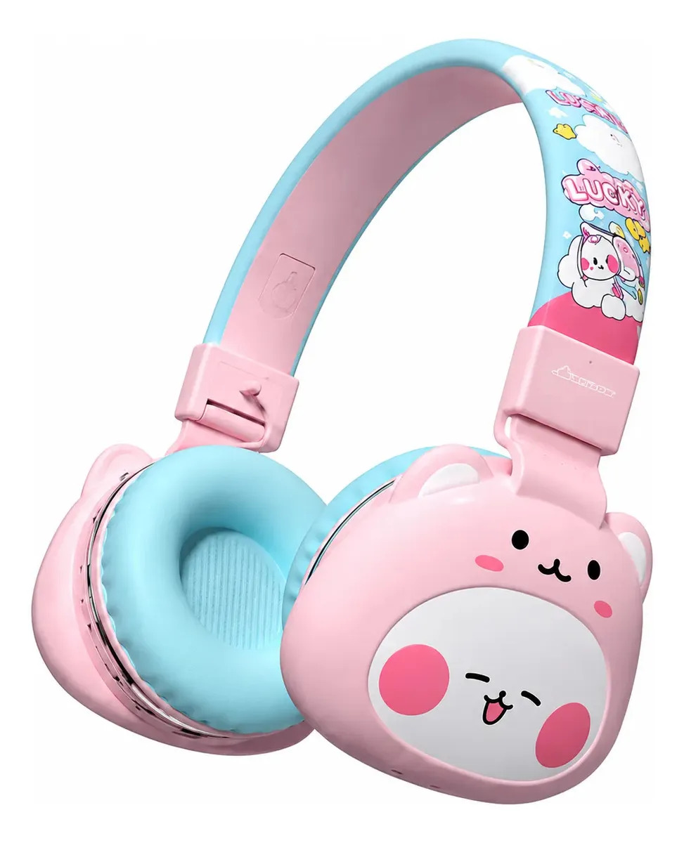 Fone Bluetooth Xtrad Lc-896 Sem Fio Bluetooth 5.3 Cor Rosa